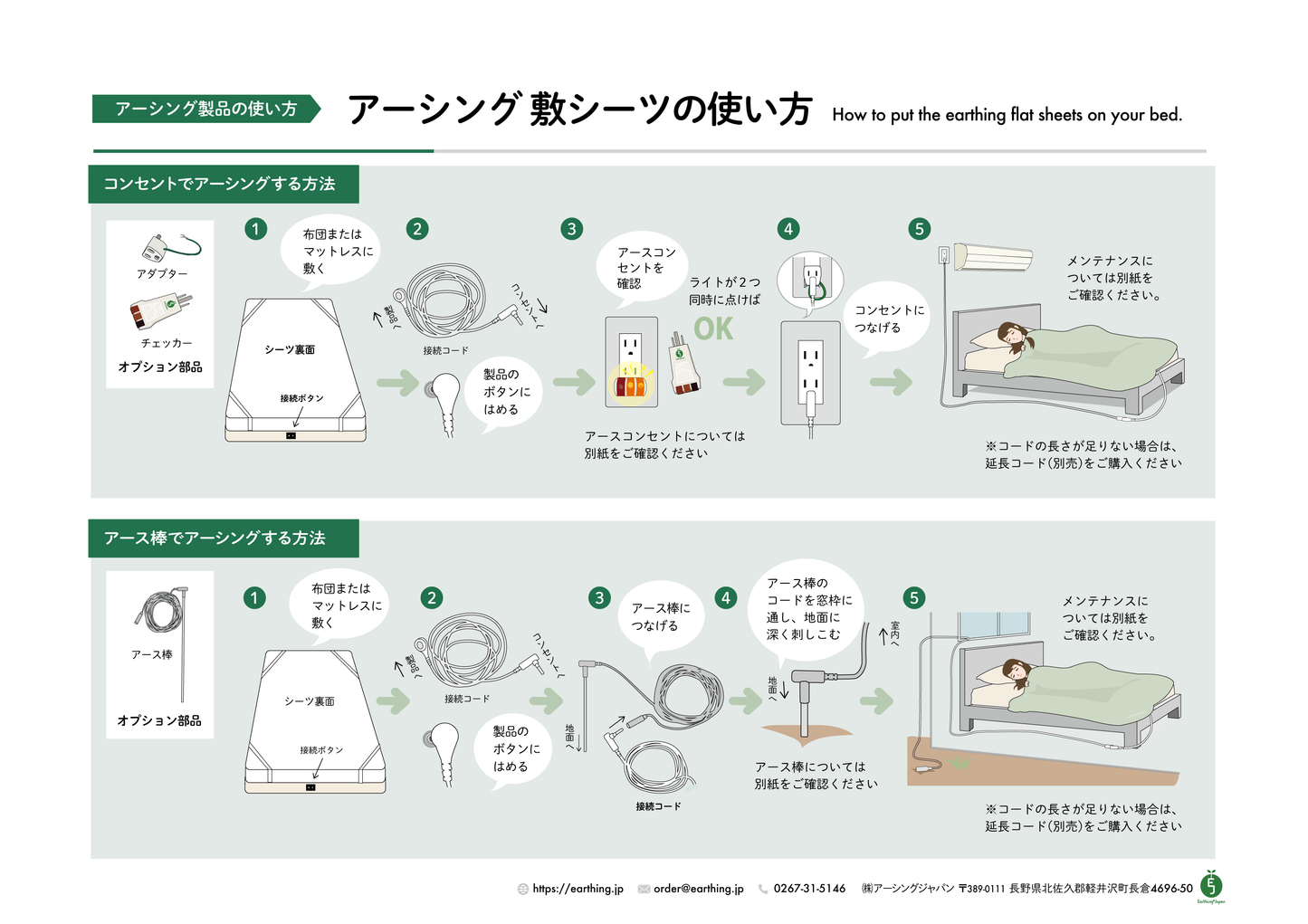 アーシングシーツ・ボックスタイプ(シングル）